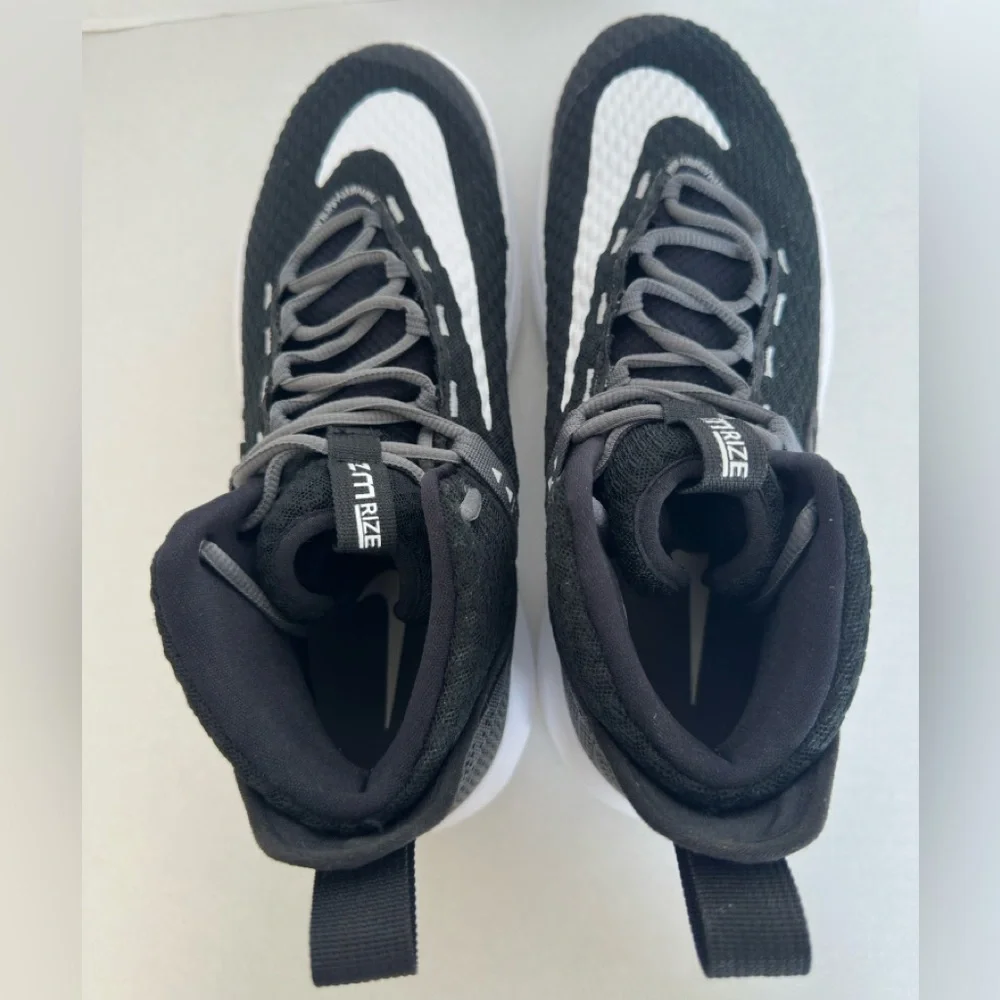 Nike Zoom Rize TB Basketball Shoes Black White Men's Sz 11.5